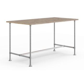 Table de bar Roma - Argent (Klemp)