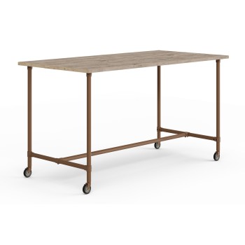 Table de bar Paris - Marron Vintage (Klemp)