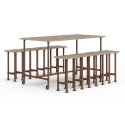 Table de bar Paris - Marron Vintage (Klemp)