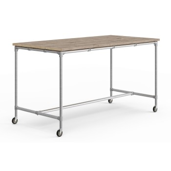 Table de bar Berlin - Argent (Klemp)
