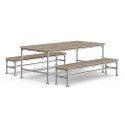 Table de jardin Madrid - Argent (Klemp)