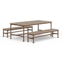 Mesa de jardín Madrid - Marrón Vintage (Klemp)