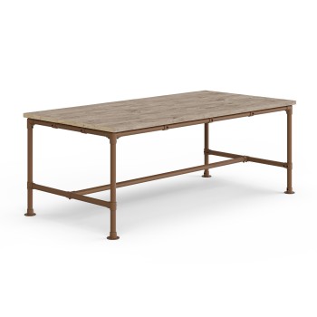 Table de jardin Madrid - Marron Vintage (Klemp)