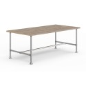 Mesa de jardín Roma - Plateado (Klemp)