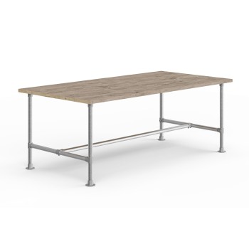 Table de jardin Roma - Argent (Klemp)