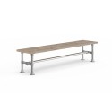 Tuin tafel Roma - Zilver (Klemp)