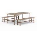Table de jardin Roma - Marron Vintage (Klemp)