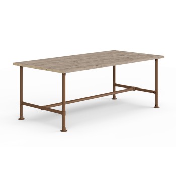Table de jardin Roma - Marron Vintage (Klemp)