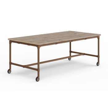 Table de jardin Berlin - Marron Vintage (Klemp)