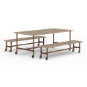 Table de jardin Paris - Marron Vintage (Klemp)