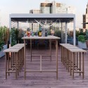 Table de bar Roma - Marron Vintage (Klemp)