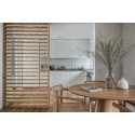 Partition Wall with Horizontal Slats − Sonoma Oak − 22x90 (Klemp)