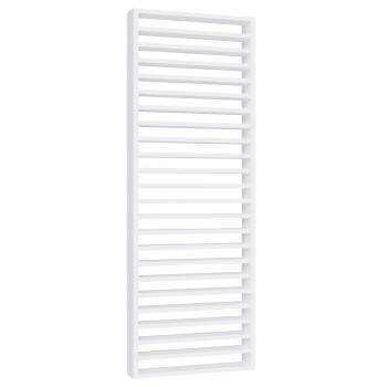 Partition Wall with Horizontal Slats − White − 22x90 (Klemp)