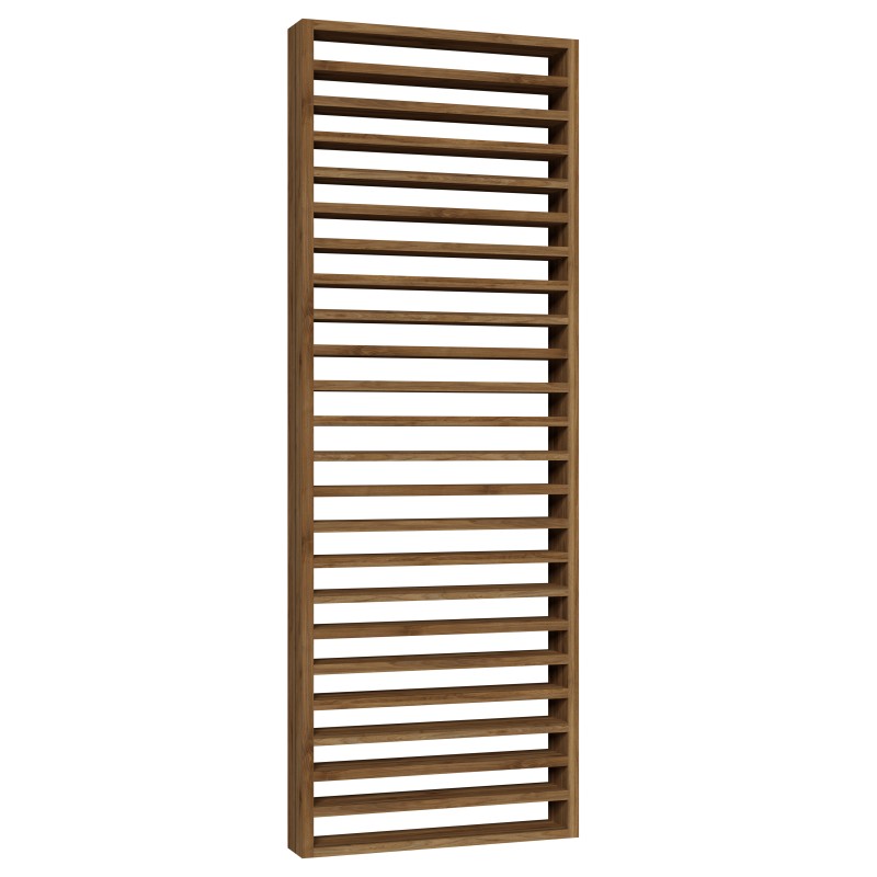 Parete divisoria a listelli orizzontali − Noce − 22x70 (Klemp) - Parete a doghe Parete divisoria a listelli orizzontali − Noce − 22x70 (Klemp) - Parete a doghe