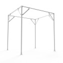 Modulaire metalen pergola – staalgrijs (Klemp) Modulaire metalen pergola – staalgrijs (Klemp)