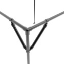Modulaire metalen pergola – zwart (Klemp) Modulaire metalen pergola – zwart (Klemp)