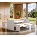Table de jardin avec bancs − Cube − petit (Klemp) Table de jardin avec bancs − Cube − petit (Klemp)