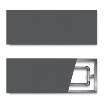 Wandframe voor reclamebanner Blindframe (Klemp)