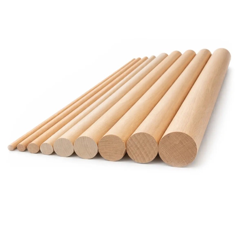 Rundstab glatt - 100 cm (Klemp) - Rundstäbe