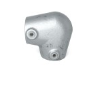 Kniestuk 90° variabele - 0°-11° Typ 6SD, 42,4 mm, Thermisch verzinkt (Klemp)