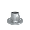 Rohrverbinder Fussplatte Rund - Typ 10C - 33,7 mm (Klemp)