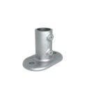 Brida de base de barandilla Typ 12D, 42,4 mm, Galvanizado (Klemp)