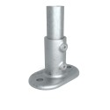 Railing Base FlangeTyp 12E, 48,3 mm, Galvanized (Klemp)