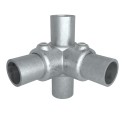 Coin avec tube creux 90° Typ 20E, 48,3 mm, Galvanisé (Klemp)