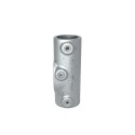 Railing attachment up to 45°Typ 27D, 42,4 mm, Galvanized (Klemp)
