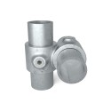 Cruce 90º Typ 28C, 33,7 mm , Galvanizado (Klemp)