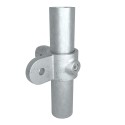 Male Corner Lug 90° Typ 40B, 26,9 mm, Galvanized (Klemp)