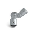 Eslabón giratorio de esquina 90º Typ 48E, 48,3 mm, Galvanizado (Klemp)