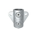 Rohrverbinder Wandhalter Dreieckflansch - Typ 53D - 42,4 mm (Klemp)
