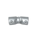 Adjustable Elbow PieceTyp 125D, 42,4 mm, Galvanized (Klemp)