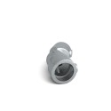 Adjustable Elbow PieceTyp 125C, 33,7 mm , Galvanized (Klemp)