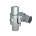 Cruce adicional 90º Typ 28OE, 48,3 mm, Galvanizado (Klemp)