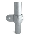 Dubbel oogdeel 90° Typ 40D, 42,4 mm, Thermisch verzinkt (Klemp)
