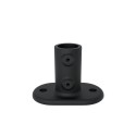 Railing Base FlangeTyp 12C, 33,7 mm , Black (Klemp)