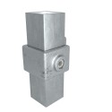 Eyelet part single lip Typ 55S, 40 mm, Galvanized (Klemp)