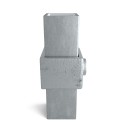 Eyelet part single lip Typ 55S, 40 mm, Galvanized (Klemp)
