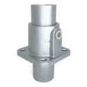 Flange, squareTyp 11D, 42,4 mm, Galvanized (Klemp)