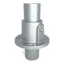 Flange, round Typ 10TA, 21,3 mm, Galvanized (Klemp)