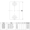 Koppelmof Typ 8C, 33,7 mm , Thermisch verzinkt (Klemp) Koppelmof Typ 8C, 33,7 mm , Thermisch verzinkt (Klemp)