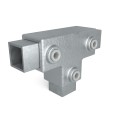 Long T-pieceTyp 4S, 25 mm, Galvanized (Klemp)