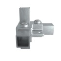 Angle of continuous upright with single lipTyp 21S, 25 mm, Galvanized (Klemp)