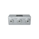 Two Socket Cross Typ 22S, 25 mm, Galvanized (Klemp)