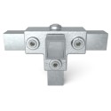 Side Outlet Tee Typ 24S, 25 mm, Galvanized (Klemp)