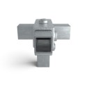Side Outlet Tee Typ 24S, 25 mm, Galvanized (Klemp)