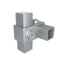 Cruce 90º Typ 28S, 25 mm, Galvanizado (Klemp)