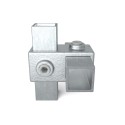 Cruce 90º Typ 28S, 25 mm, Galvanizado (Klemp)